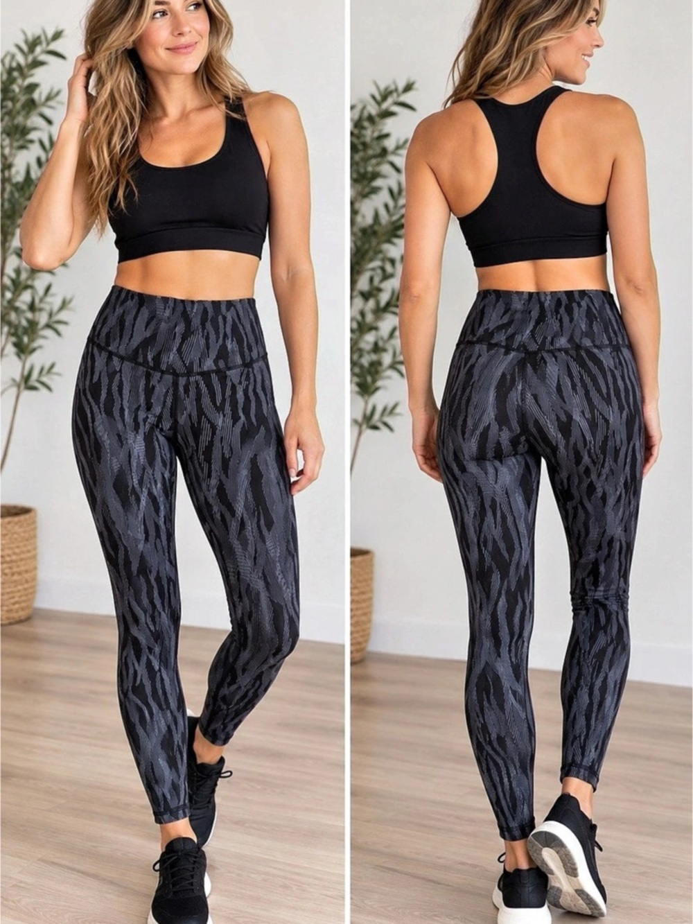 RBX Women's Abstract Printed Leggings